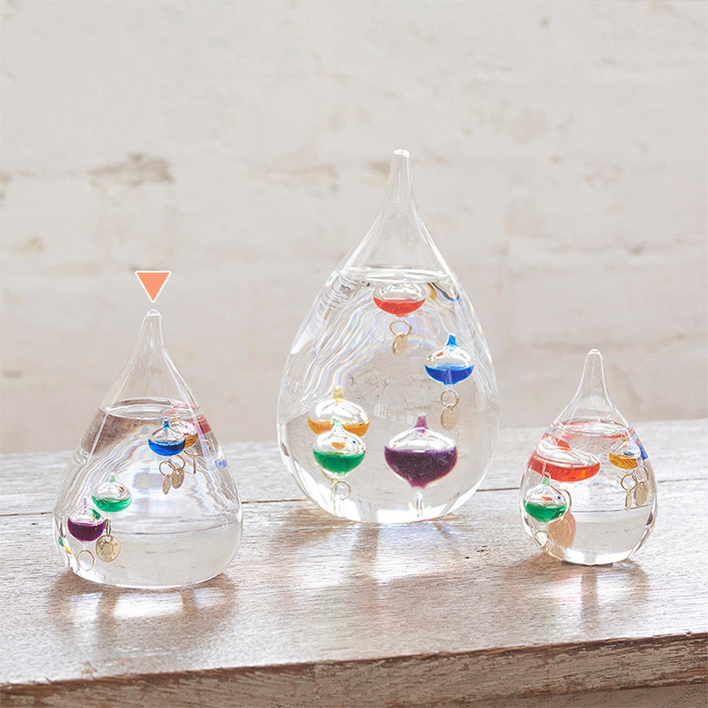 茶谷産業 ガラスフロート温度計 しずく　S 333-203 1個（ご注文単位1個）【直送品】