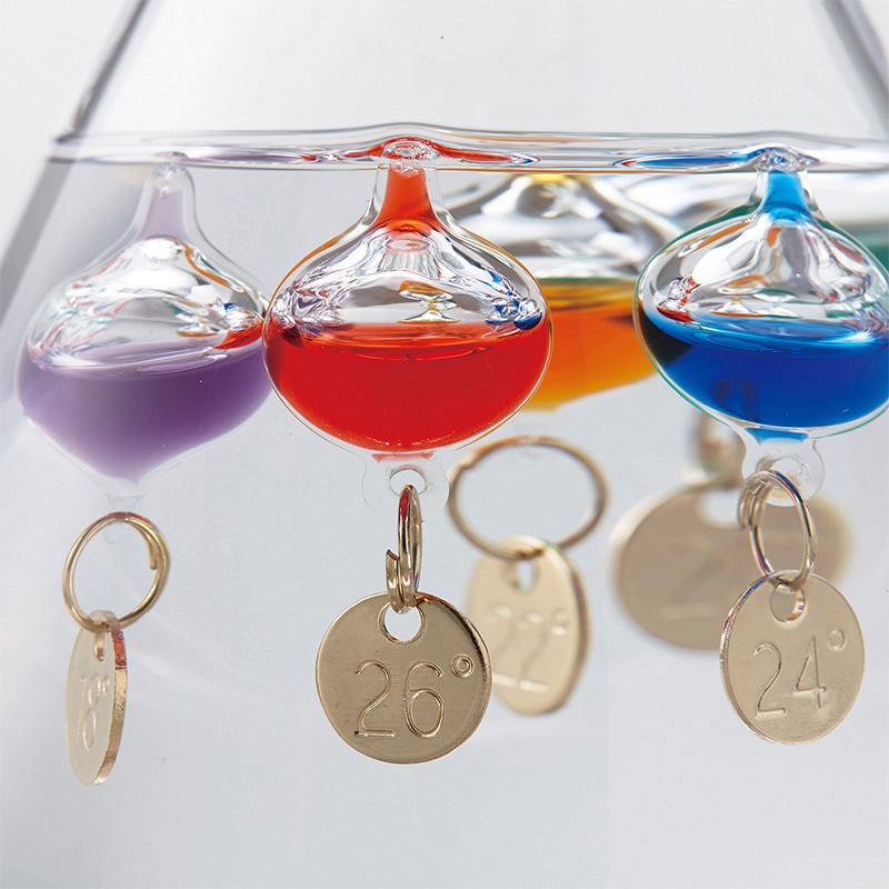 茶谷産業 ガラスフロート温度計 しずく　L 333-204 1個（ご注文単位1個）【直送品】