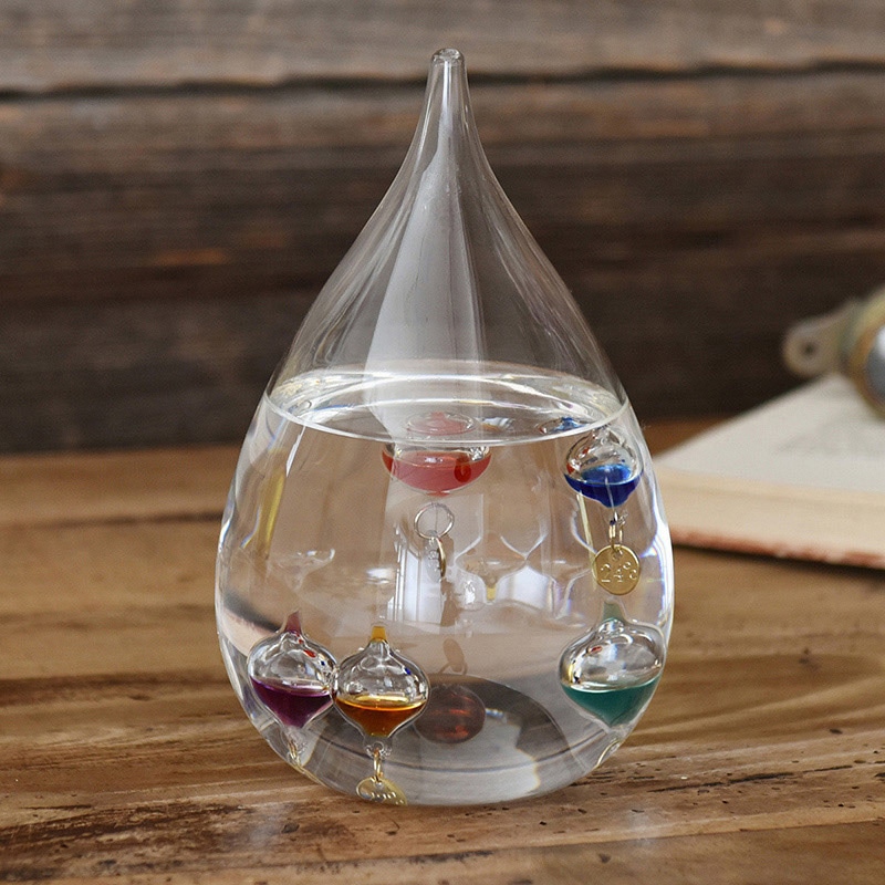 茶谷産業 ガラスフロート温度計 しずく　L 333-204 1個（ご注文単位1個）【直送品】