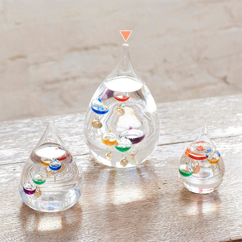 茶谷産業 ガラスフロート温度計 しずく　L 333-204 1個（ご注文単位1個）【直送品】