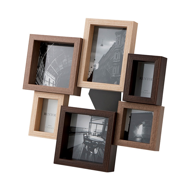 茶谷産業 マルチフォトフレーム 6オープン 253-531 1個（ご注文単位1個）【直送品】