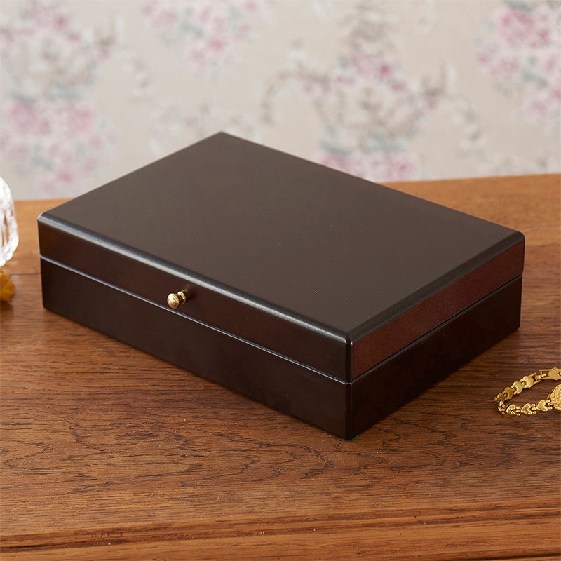 茶谷産業 木製ジュエルケース 1段 017-805 1個(ご注文単位1個)【直送品】