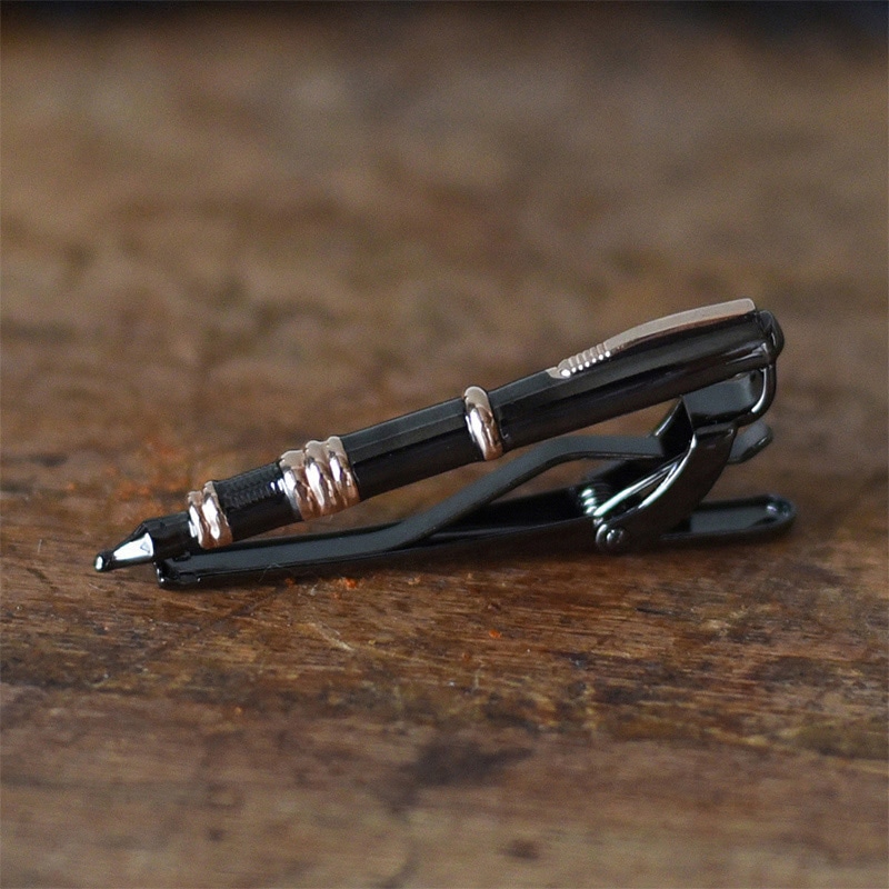 茶谷産業 ネクタイピン 万年筆 700-302 1個（ご注文単位1個）【直送品】