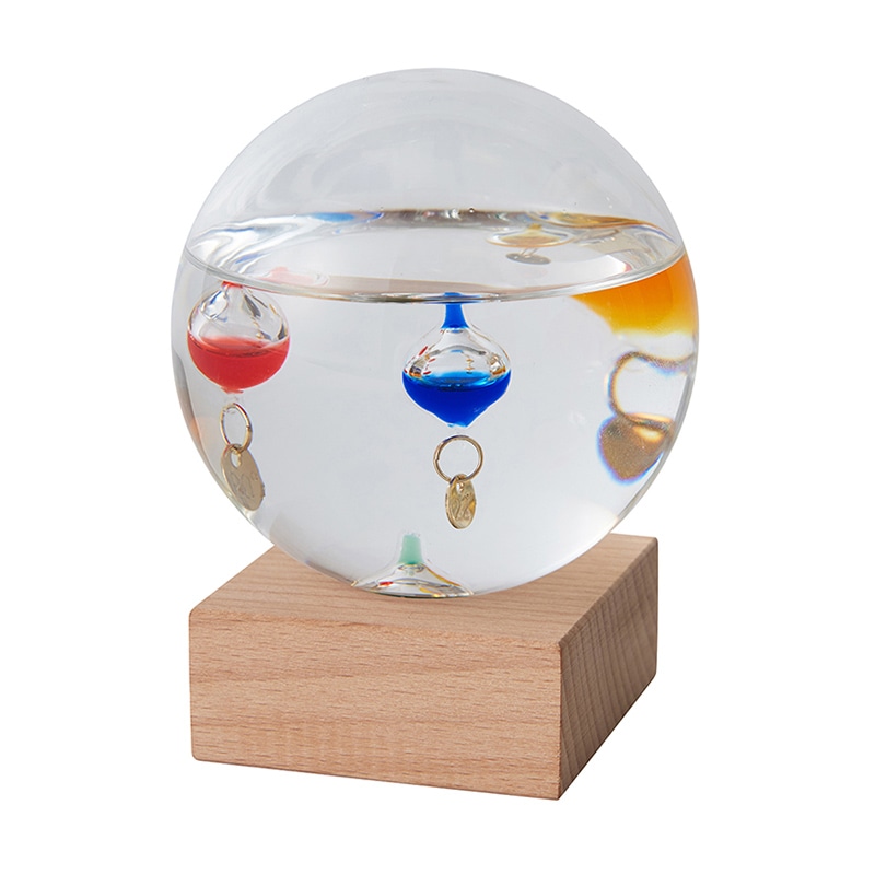 茶谷産業 ガラスフロート温度計 ドーム S 333-209 1個(ご注文単位1個)【直送品】