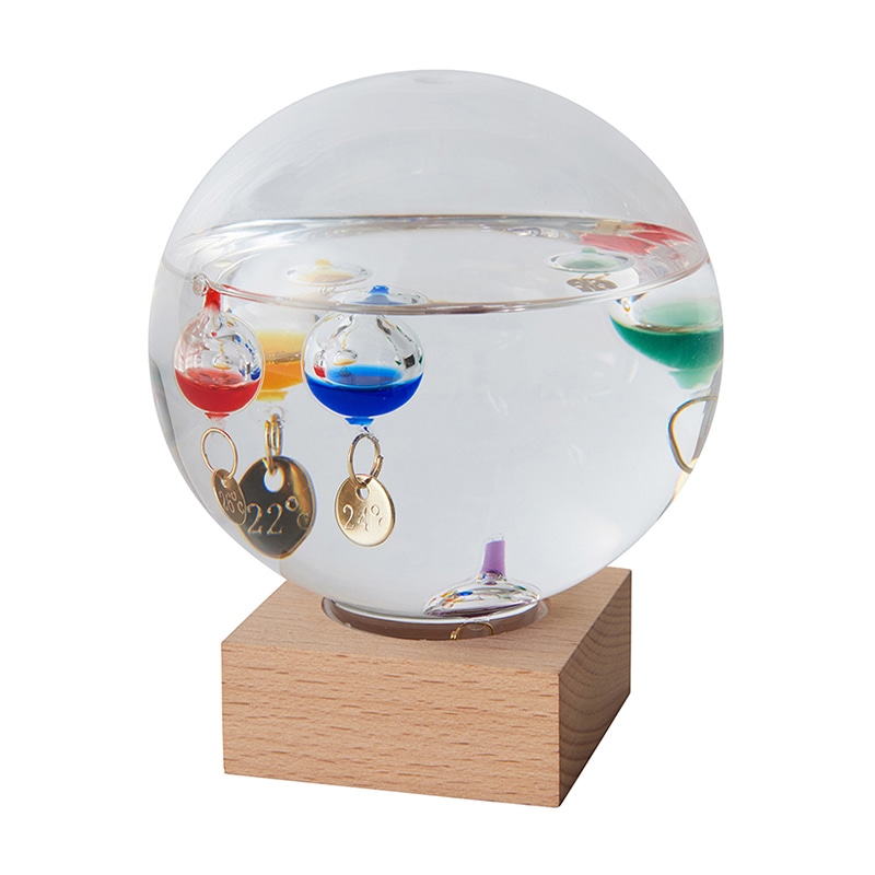 茶谷産業 ガラスフロート温度計 ドーム L 333-210 1個(ご注文単位1個)【直送品】