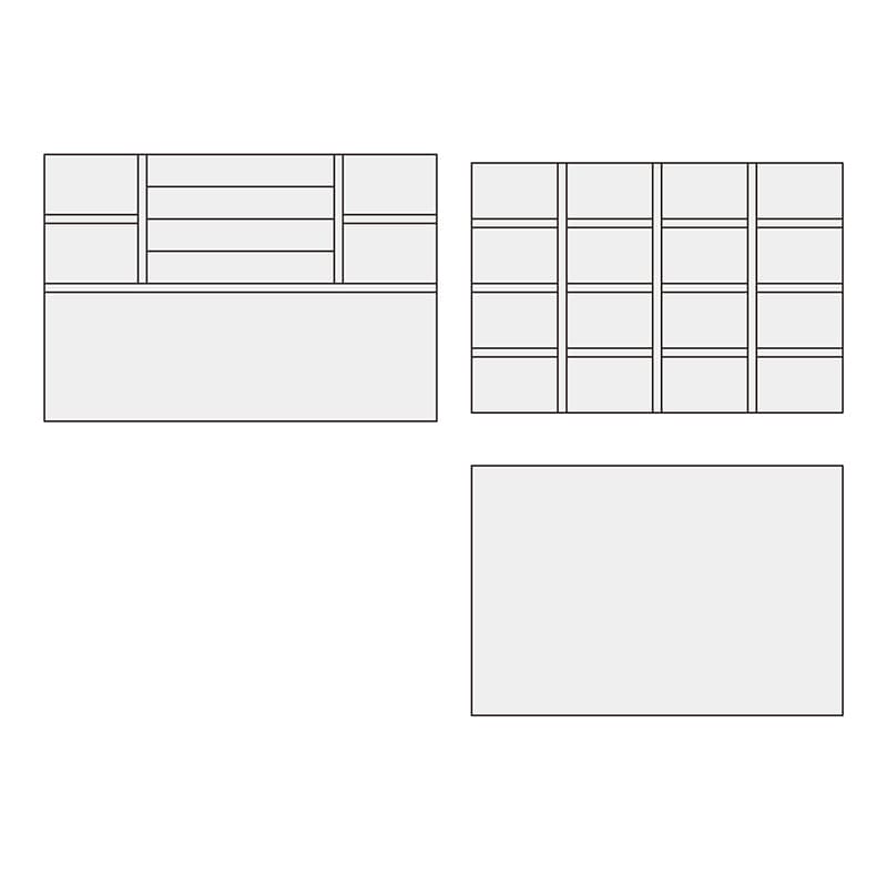 茶谷産業 木製ジュエルケース 2ツ引 017-809 1個(ご注文単位1個)【直送品】