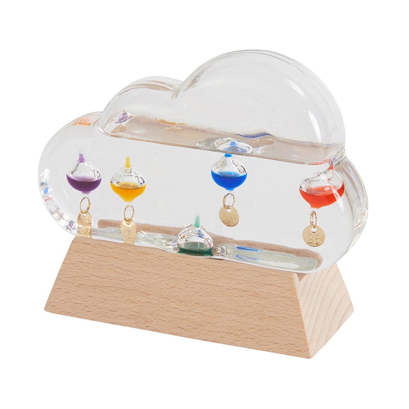 茶谷産業 ガラスフロート温度計 クラウド 333-211 1個(ご注文単位1個)【直送品】