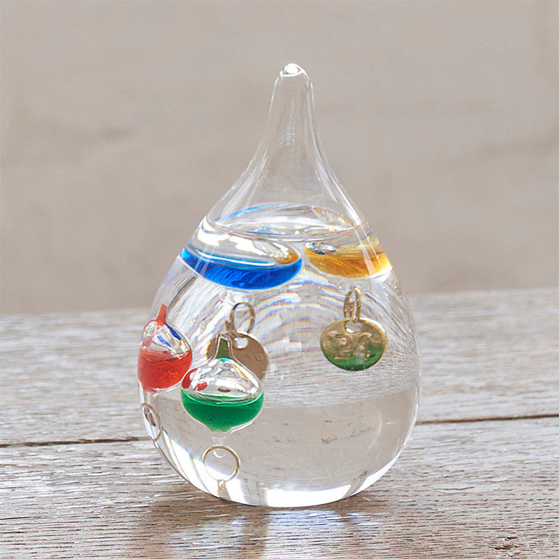 茶谷産業 ガラスフロート温度計 しずく SS 333-212 1個(ご注文単位1個)【直送品】