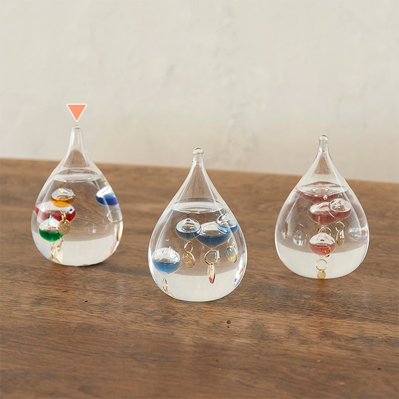 茶谷産業 ガラスフロート温度計 しずく SS 333-212 1個(ご注文単位1個)【直送品】