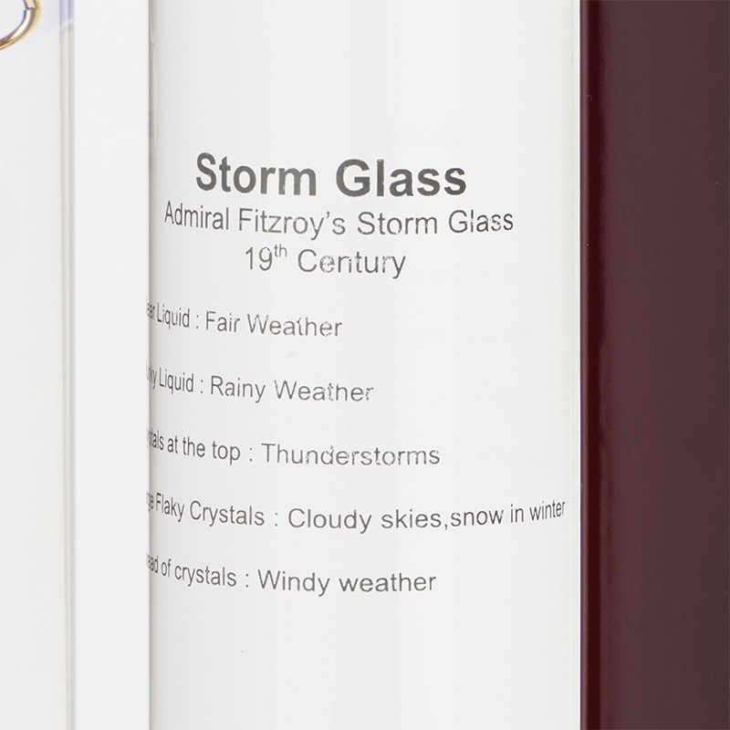 茶谷産業 温度計&ストームグラス 333-279 1個(ご注文単位1個)【直送品】