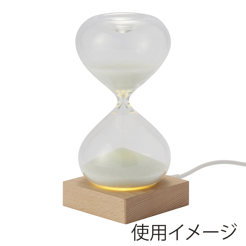 茶谷産業 砂時計 LEDライト付 15分計 333-114 1個(ご注文単位1個)【直送品】