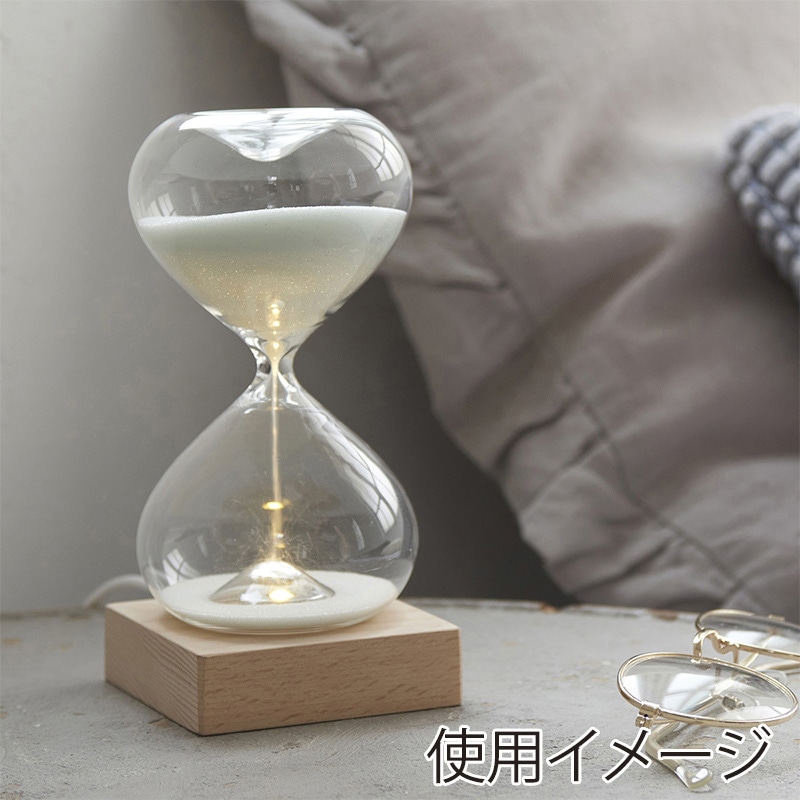 茶谷産業 砂時計 LEDライト付 15分計 333-114 1個(ご注文単位1個)【直送品】