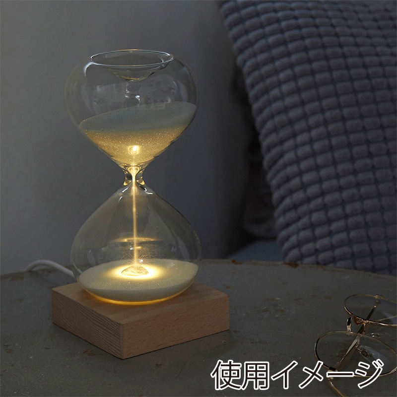 茶谷産業 砂時計 LEDライト付 15分計 333-114 1個(ご注文単位1個)【直送品】