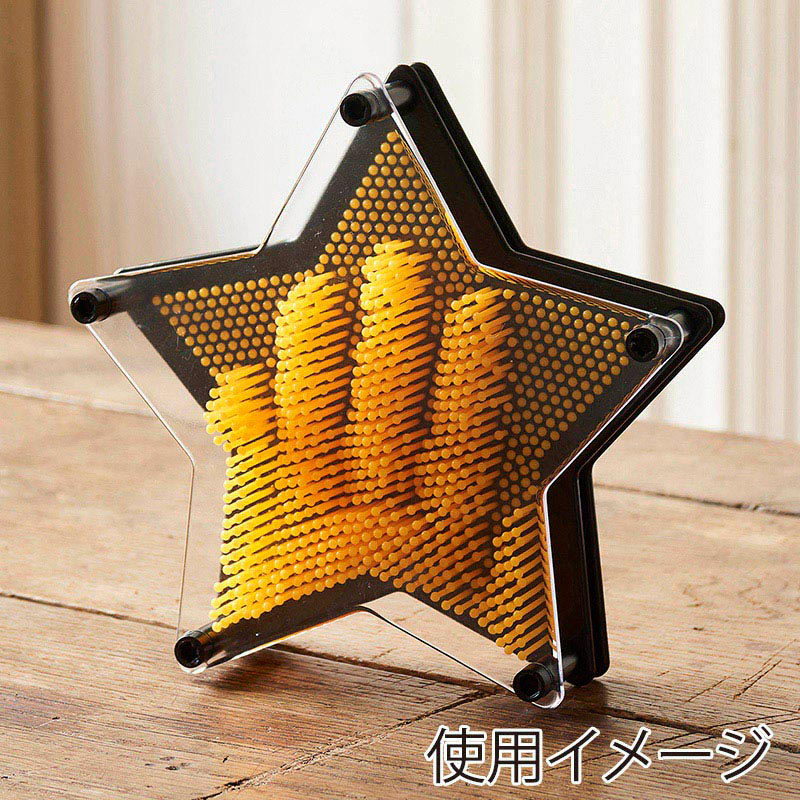 茶谷産業 ピンアート　星 オレンジ 333-193OR 1個（ご注文単位1個）【直送品】