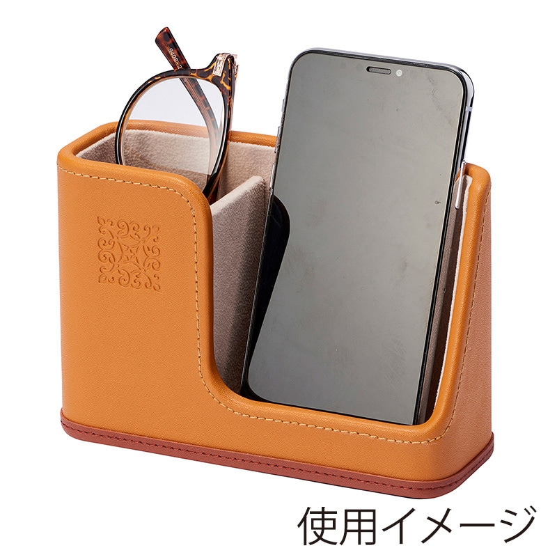 茶谷産業 スマホ&メガネスタンド 240-674 1個(ご注文単位1個)【直送品】