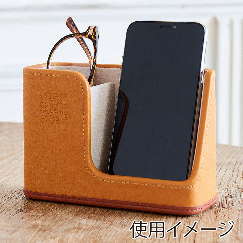 茶谷産業 スマホ&メガネスタンド 240-674 1個(ご注文単位1個)【直送品】