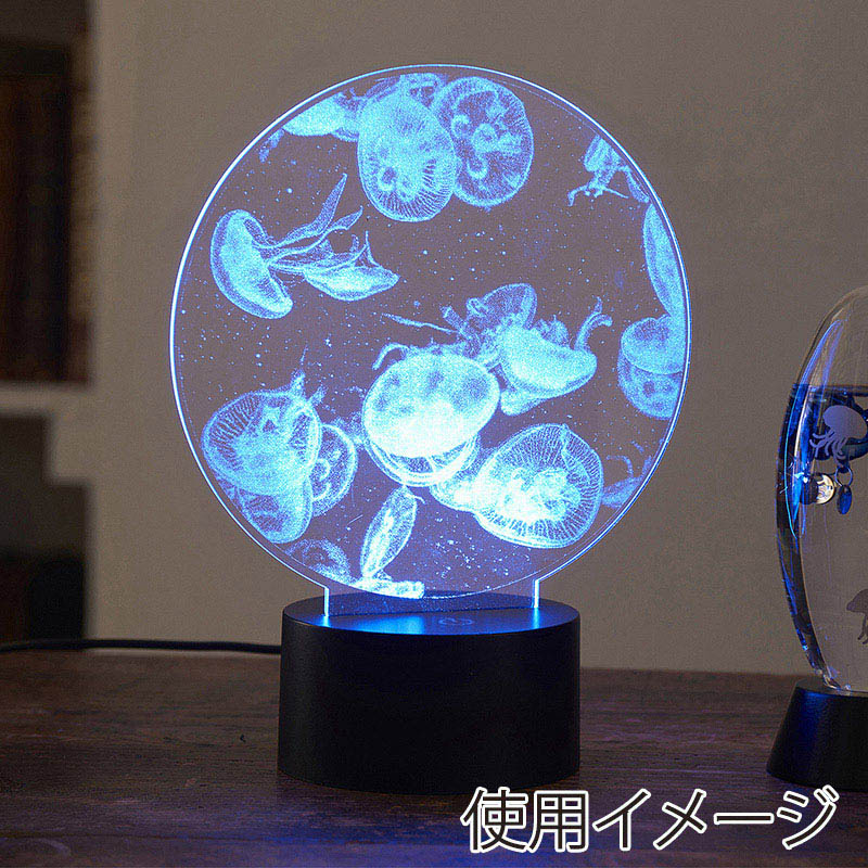 茶谷産業 アクリルLEDライト くらげ 390-202 1個（ご注文単位1個）【直送品】