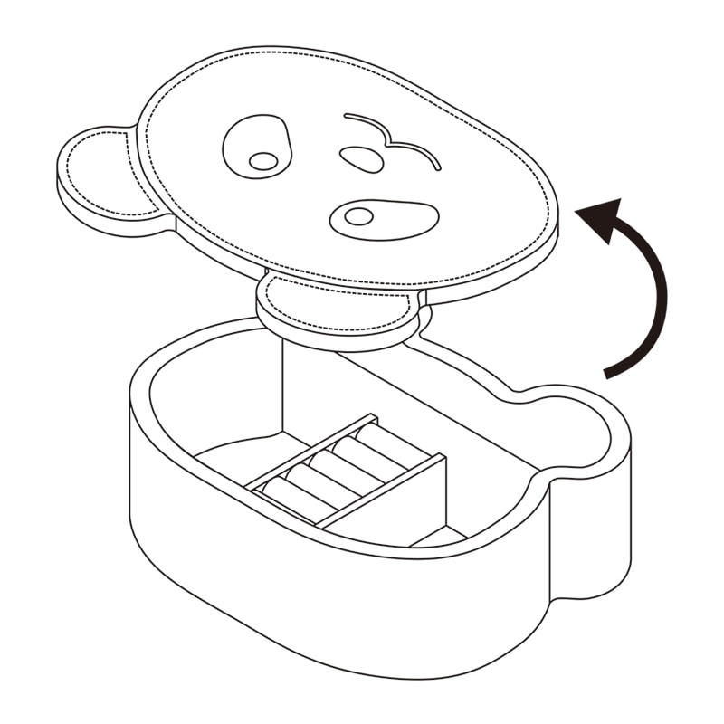 茶谷産業 ジュエルケース パンダ 240-604 1個（ご注文単位1個）【直送品】