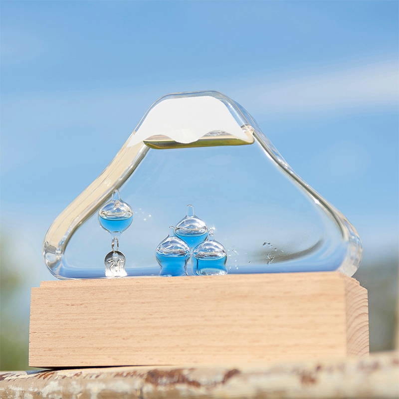 茶谷産業 ガラスフロート温度計 富士山 333-215 1個(ご注文単位1個)【直送品】