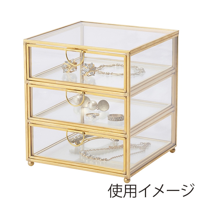 茶谷産業 ガラスジュエルケース 868-300 1個(ご注文単位1個)【直送品】