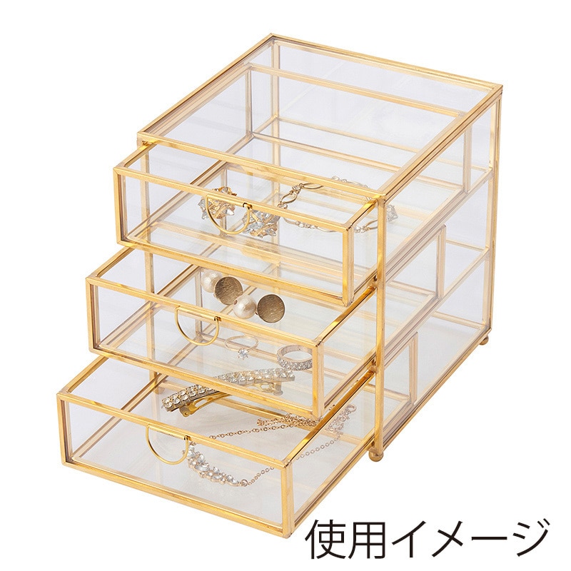 茶谷産業 ガラスジュエルケース 868-300 1個(ご注文単位1個)【直送品】