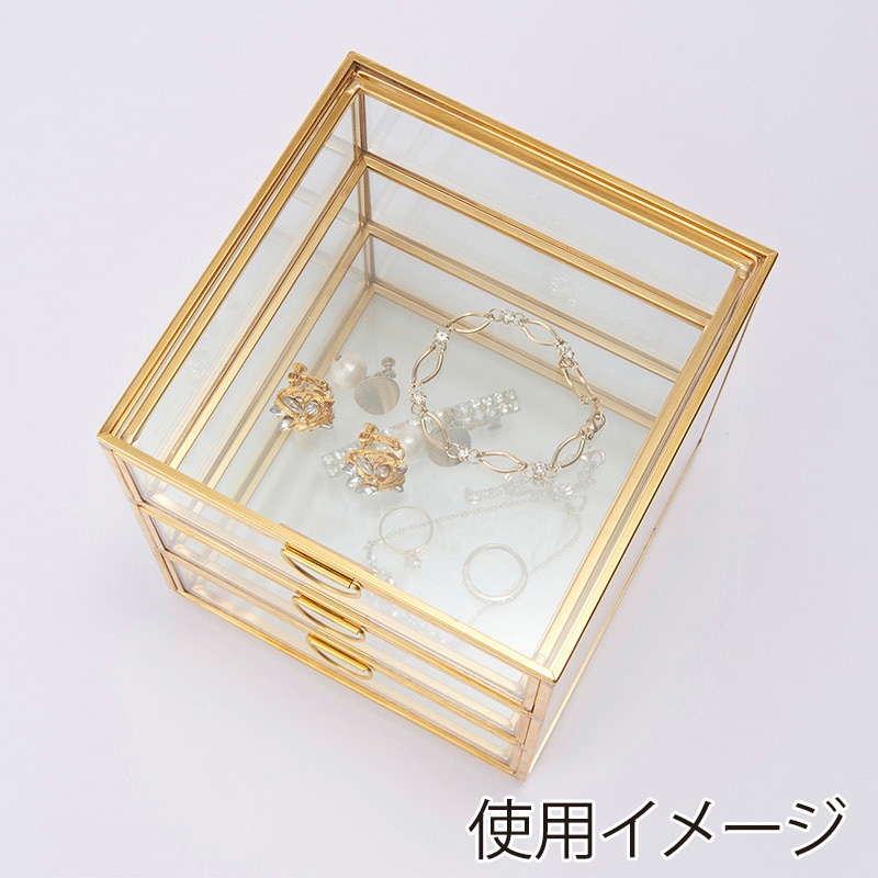 茶谷産業 ガラスジュエルケース 868-300 1個(ご注文単位1個)【直送品】