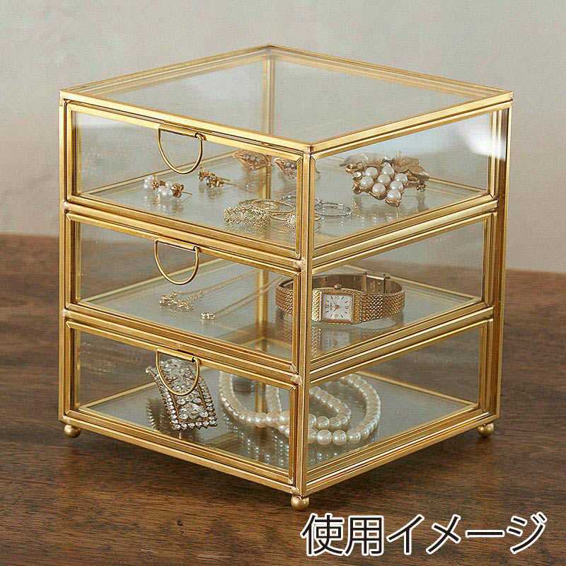 茶谷産業 ガラスジュエルケース 868-300 1個(ご注文単位1個)【直送品】