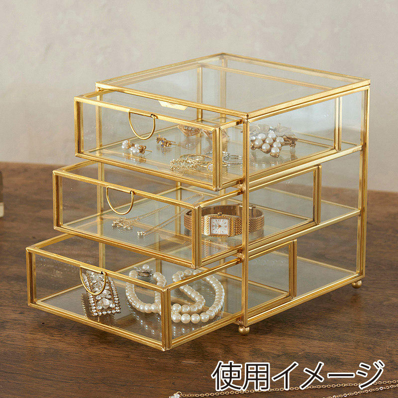 茶谷産業 ガラスジュエルケース 868-300 1個(ご注文単位1個)【直送品】