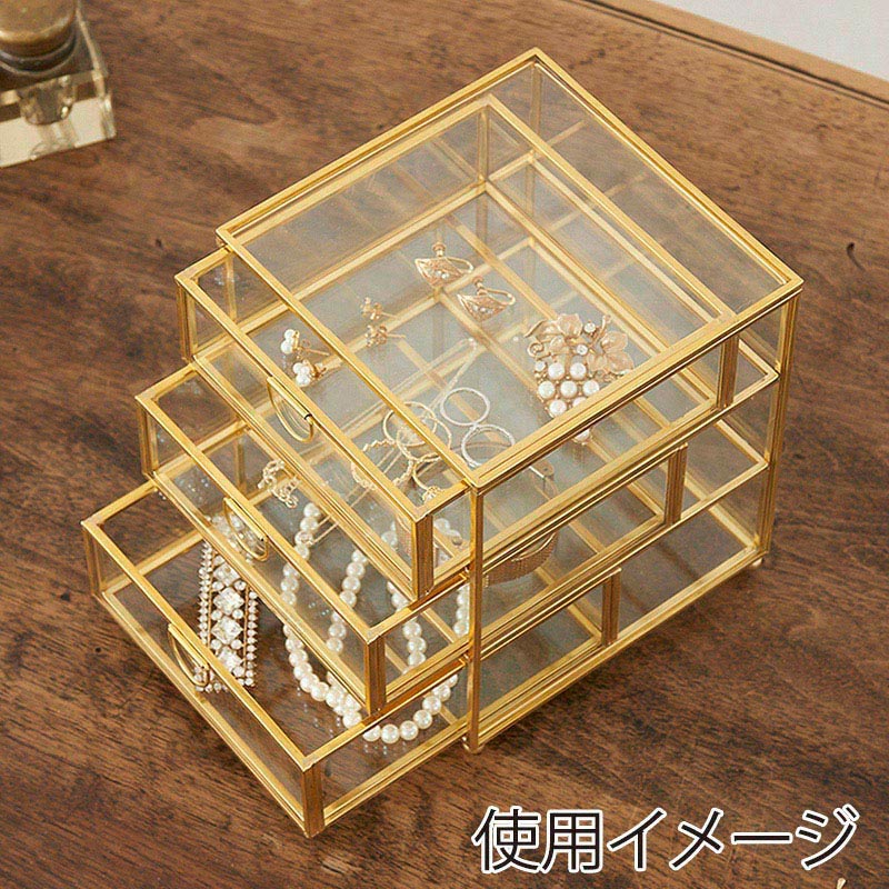 茶谷産業 ガラスジュエルケース 868-300 1個(ご注文単位1個)【直送品】