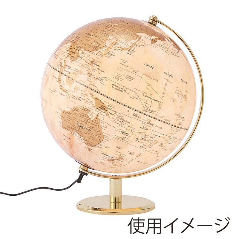 茶谷産業 インテリア　地球儀ライト ピンク 331-103 1個（ご注文単位1個）【直送品】