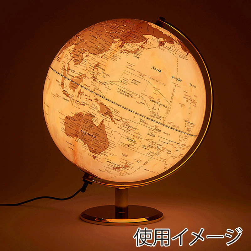 茶谷産業 インテリア　地球儀ライト ピンク 331-103 1個（ご注文単位1個）【直送品】