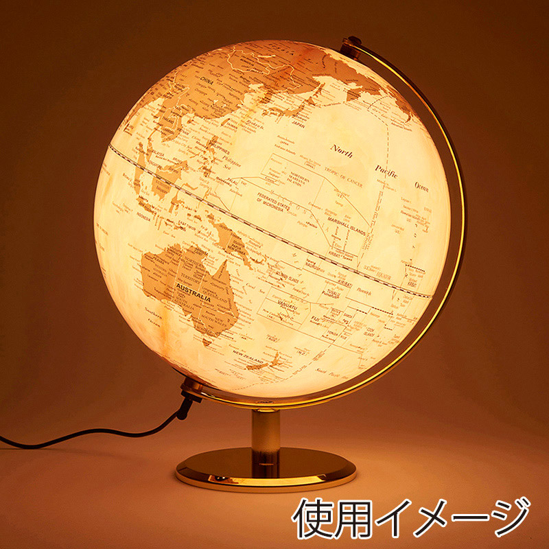 茶谷産業 インテリア　地球儀ライト ピンク 331-103 1個（ご注文単位1個）【直送品】