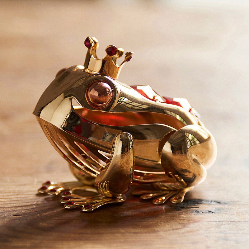 茶谷産業 クリストクラフト カエル王子 ゴールド 760-100G 1個(ご注文単位1個)【直送品】