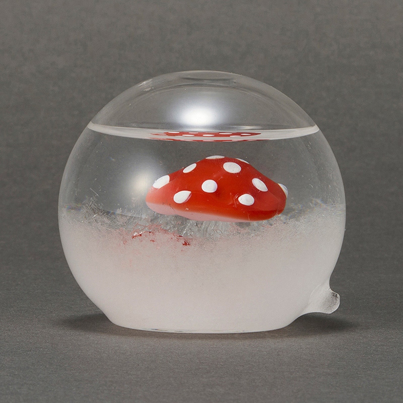 茶谷産業 気象予報計 ストームグラス ドーム きのこ 333-410 1個(ご注文単位1個)【直送品】