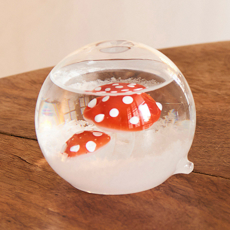 茶谷産業 気象予報計 ストームグラス ドーム きのこ 333-410 1個(ご注文単位1個)【直送品】