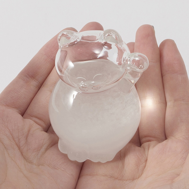 茶谷産業 気象予報計 ストームグラス ねこ 333-412 1個(ご注文単位1個)【直送品】