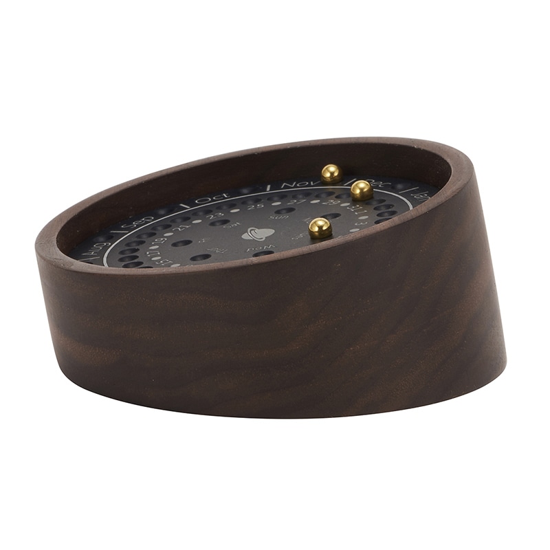 茶谷産業 万年カレンダー ウォールナット 869-100 1個(ご注文単位1個)【直送品】