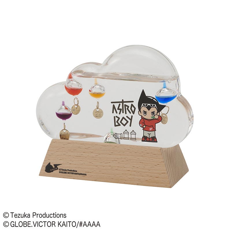 茶谷産業 鉄腕アトム　ガラスフロート温度計 クラウド 153-333211 1個（ご注文単位1個）【直送品】