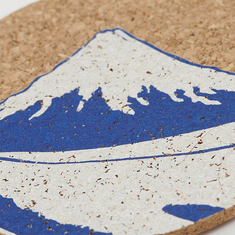 茶谷産業 コルクコースターセット 北斎 030-200 1個（ご注文単位3個）【直送品】