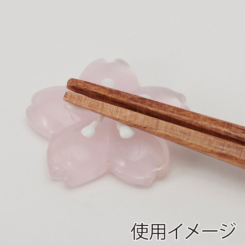 茶谷産業 ガラスはし置き さくら 333-701 1個(ご注文単位3個)【直送品】