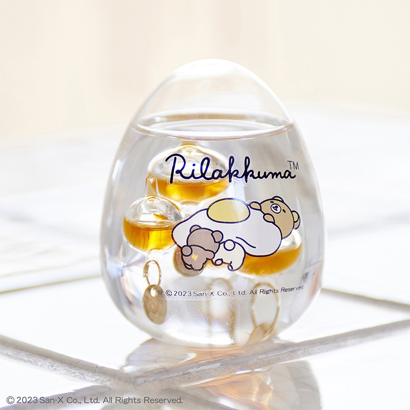 茶谷産業 リラックマ ガラスフロート温度計 たまご 150-333004 1個(ご注文単位1個)【直送品】