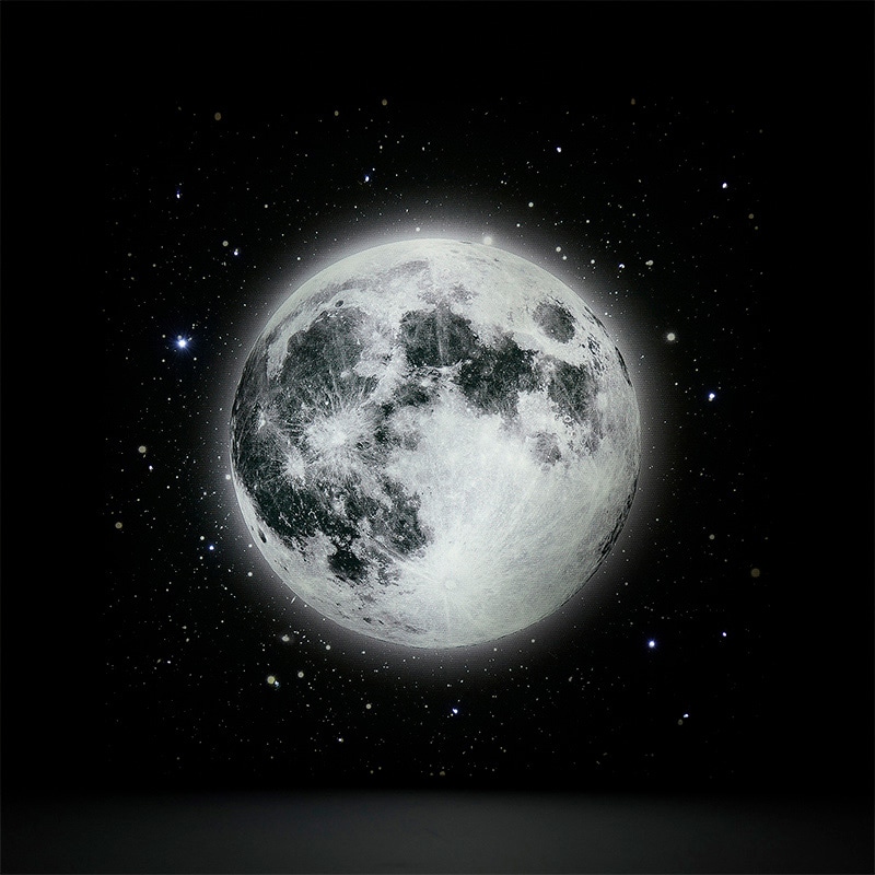 茶谷産業 LEDキャンバスアート 月 500-101 1個(ご注文単位1個)【直送品】