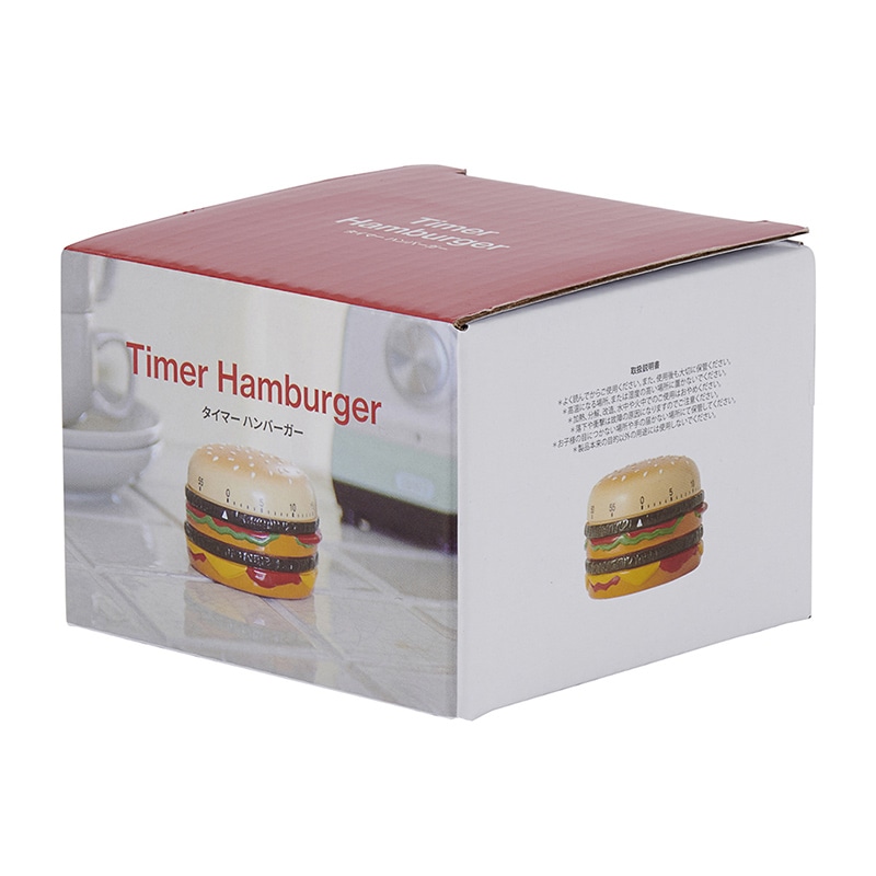 茶谷産業 キッチンタイマー ハンバーガー 870-101 1個(ご注文単位2個)【直送品】