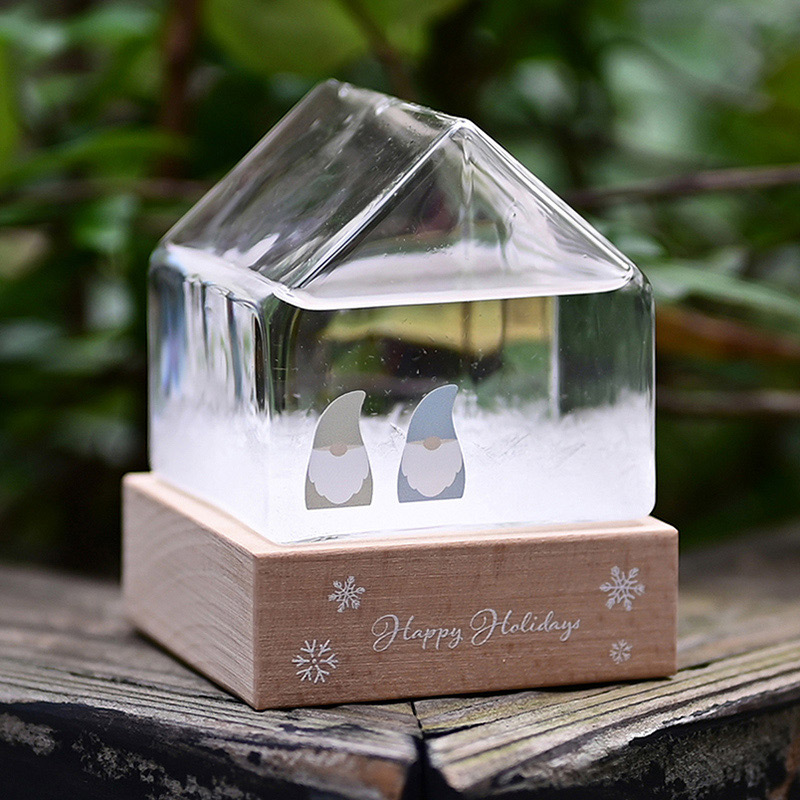 茶谷産業 気象予報計　ストームグラス ハウス　トムテ 333-SE01 1個（ご注文単位1個）【直送品】