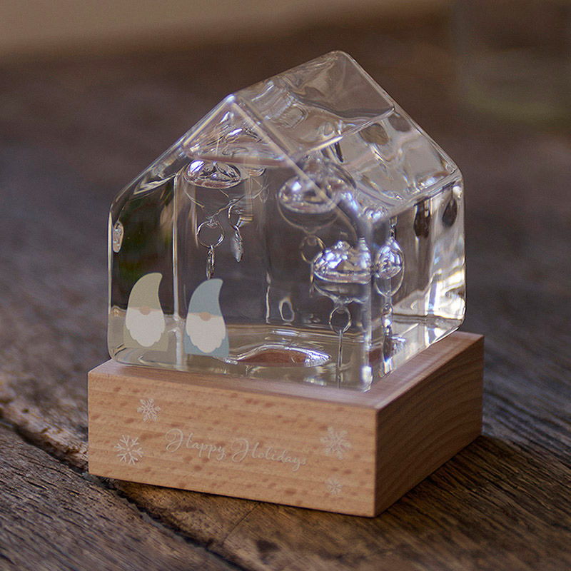 茶谷産業 ガラスフロート温度計 ハウス　トムテ 333-SE02 1個（ご注文単位1個）【直送品】