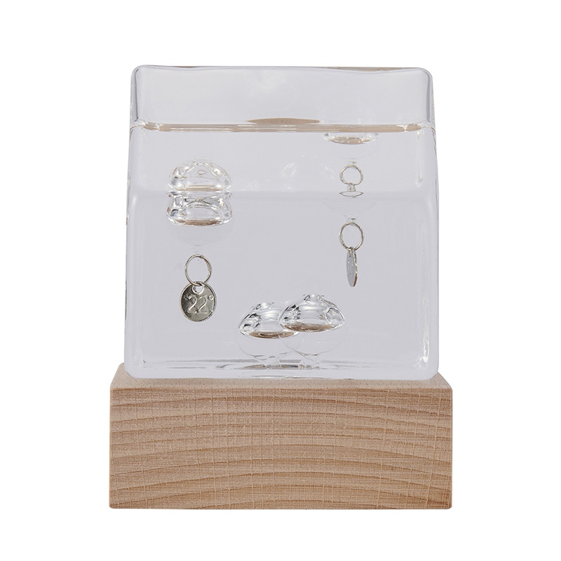 茶谷産業 ガラスフロート温度計 ハウス トムテ 333-SE02 1個(ご注文単位1個)【直送品】