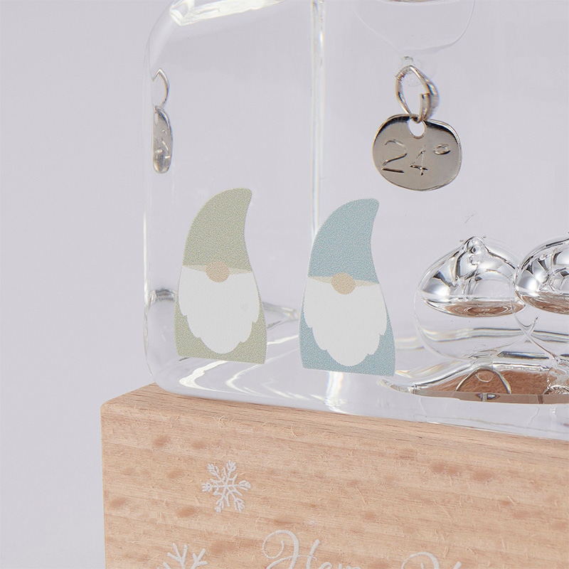 茶谷産業 ガラスフロート温度計 ハウス トムテ 333-SE02 1個(ご注文単位1個)【直送品】