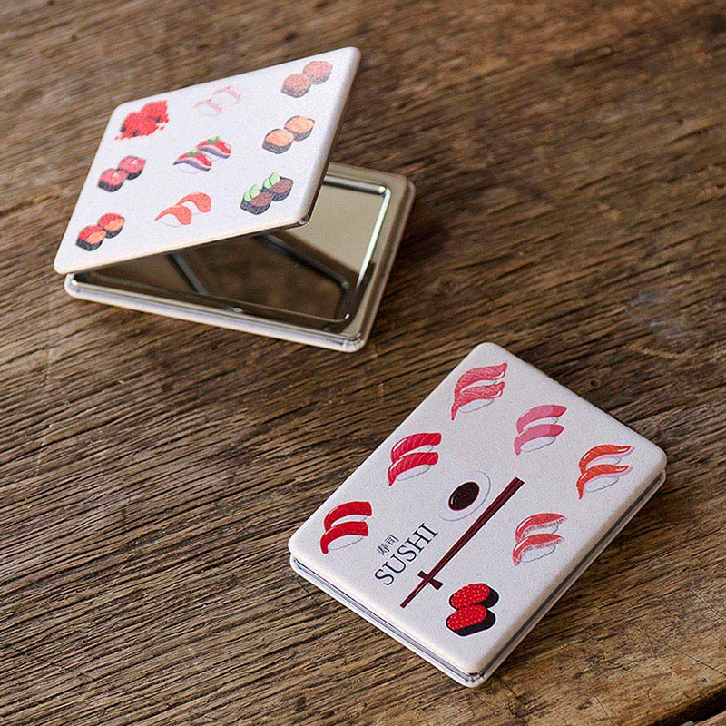 茶谷産業 コンパクトミラー 寿司 864-322 1個(ご注文単位2個)【直送品】