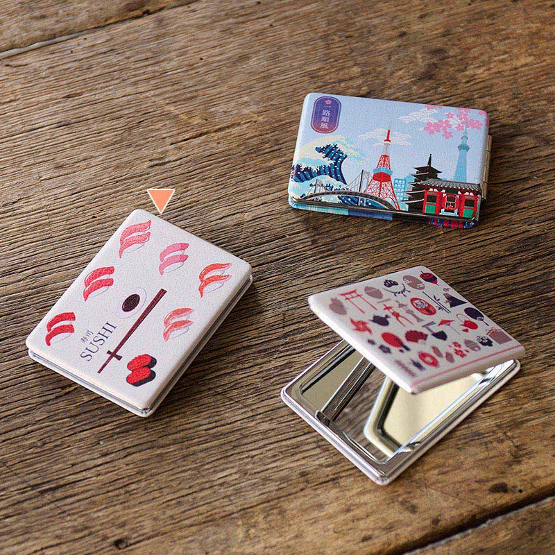 茶谷産業 コンパクトミラー 寿司 864-322 1個(ご注文単位2個)【直送品】