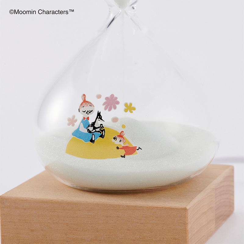 茶谷産業 ムーミン 砂時計15分計 LEDライト付 152-333242W 1個(ご注文単位1個)【直送品】